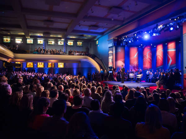 Sheslow Auditorium for 2016 CNN Town Hall